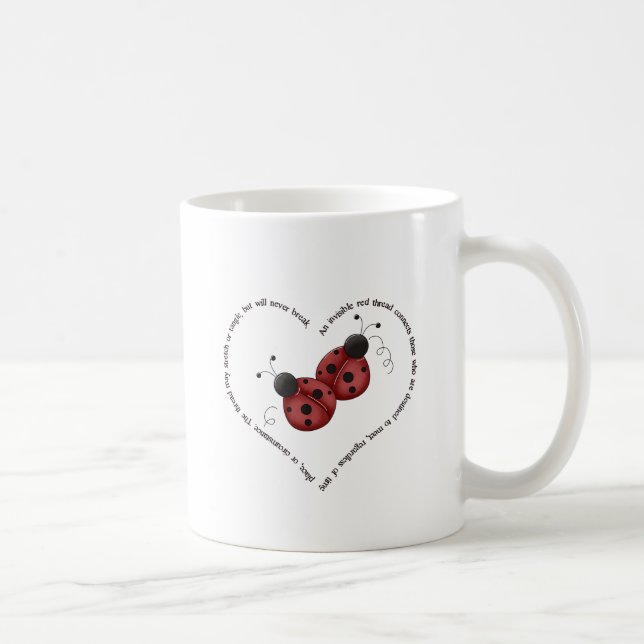 Der rote Faden Kaffeetasse (Rechts)
