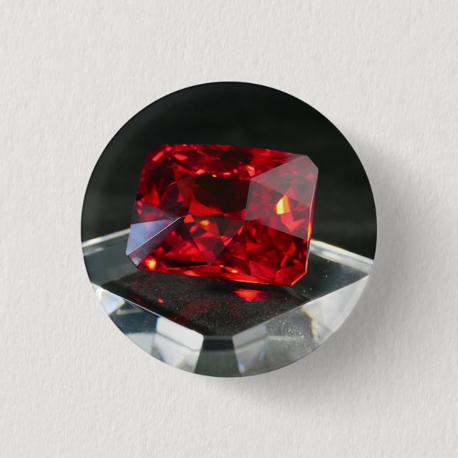 Der rote Jack Ruby Button (Vorderseite)