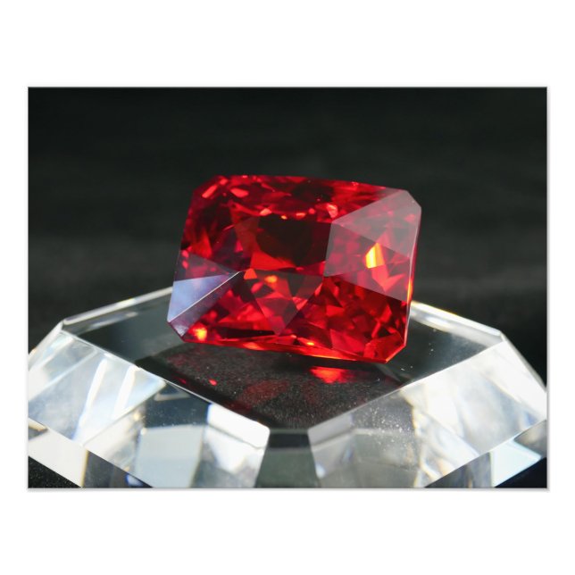 Der rote Jack Ruby Fotodruck (Vorne)