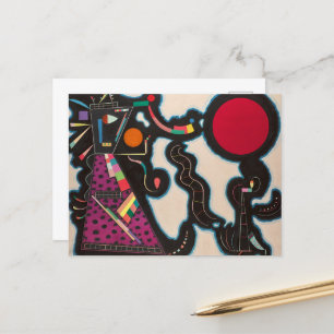 Der Rote Kreis von Wassily Kandinsky Postkarte