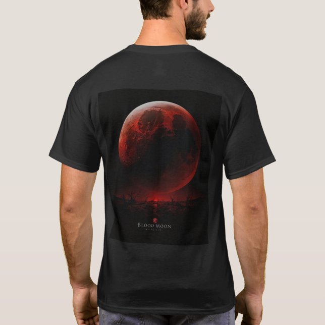 Der rote Mond T-Shirt (Rückseite)