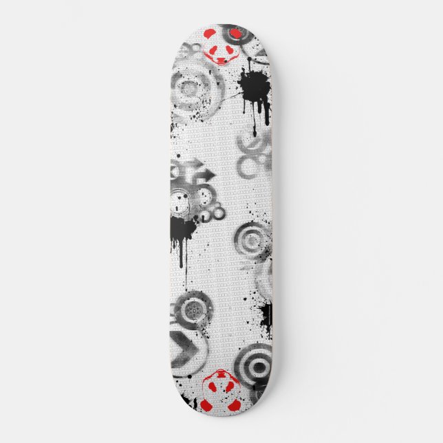 Der rote Panda Z.Board Skateboard (Vorderseite)
