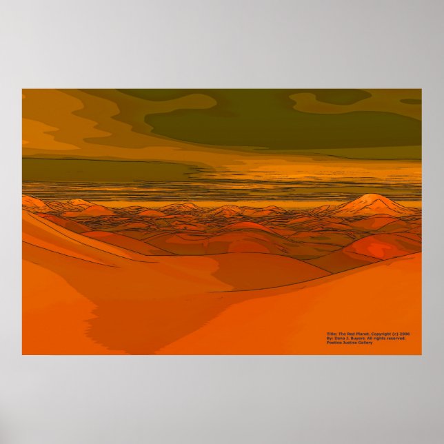 Der rote Planet Poster (Vorne)