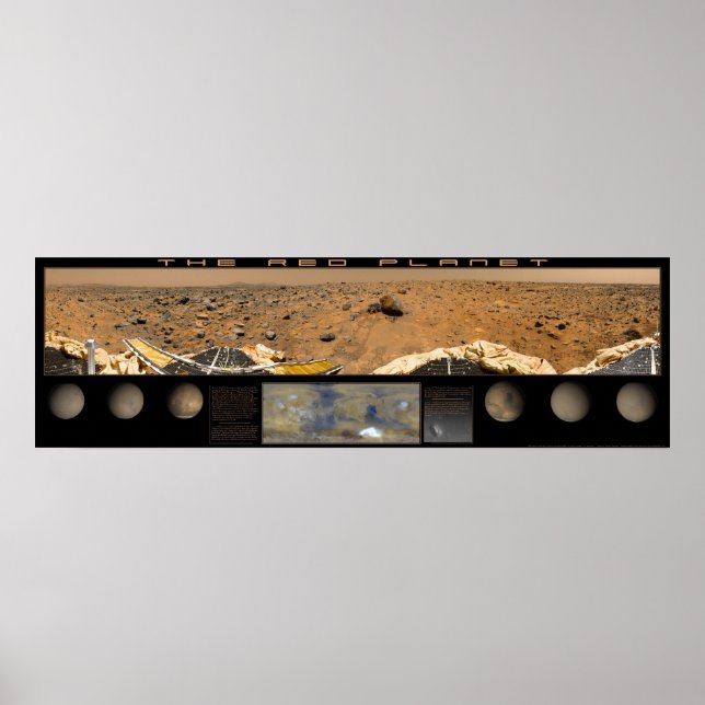 Der rote Planet: Super Panorama Frieze Poster (Vorne)