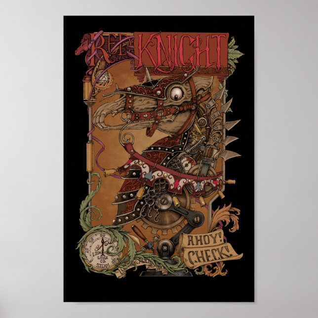 Der rote Ritter Poster (Vorne)