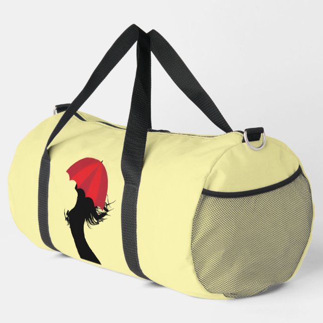 Der rote Schirm groß Duffle Bag (Rechte Ecke)
