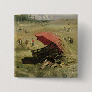 Der rote Sonnenschutz, c.1860 Button