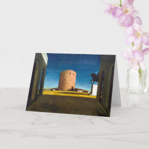 Der Rote Turm Giorgio de Chirico Karte