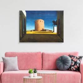 Der Rote Turm | Giorgio de Chirico | Leinwanddruck