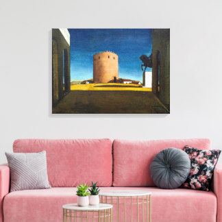 Der Rote Turm | Giorgio de Chirico |  Leinwanddruck