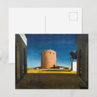 Der Rote Turm | Giorgio de Chirico |  Postkarte