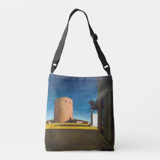 Der Rote Turm | Giorgio de Chirico |  Tragetaschen Mit Langen Trägern