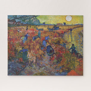 Der rote Weinberg Vincent van Gogh Puzzle