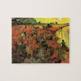 Der Rote Weinberg von Vincent van Gogh Puzzle
