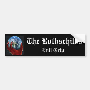 Der Rothschilds Übelgriff Autoaufkleber