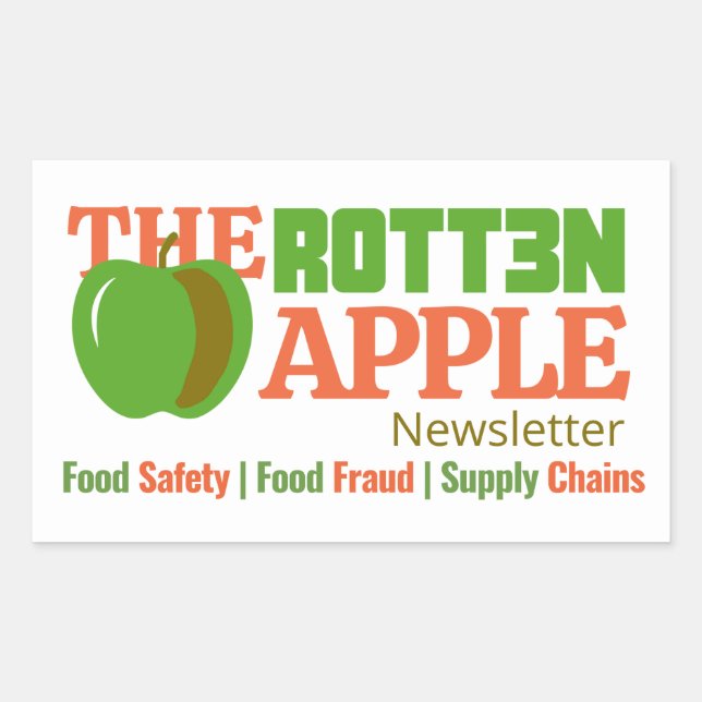 Der Rotten-Apple-Newsletter-Aufkleber Rechteckiger Aufkleber (Vorderseite)