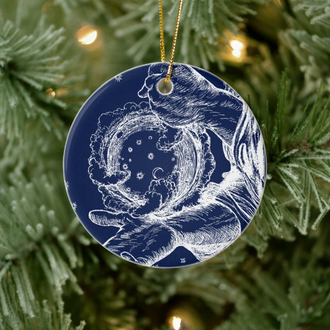 Der Rubaiyat der Schöpfung Omar Khayam Keramik Ornament (Baum)