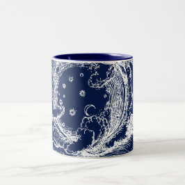 Der Rubaiyat der Schöpfung Omar Khayam Zweifarbige Tasse