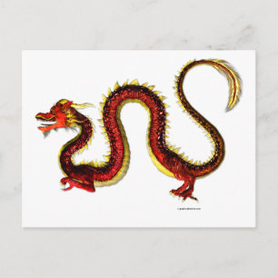 Der Ruby-Drache Postkarte