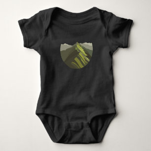 Der Rücken Baby Strampler