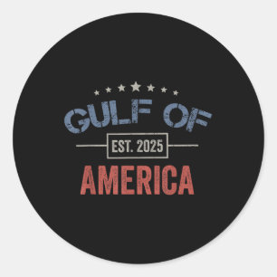 Der Rücken Golf von Amerika nach 2025 Golf von Mex Runder Aufkleber
