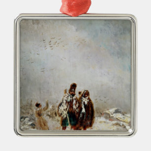 Der Rückzug von Russland Ornament Aus Metall