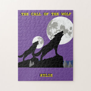 "DER RUF DER WOLF" PERSONALISIERT PUZZLE