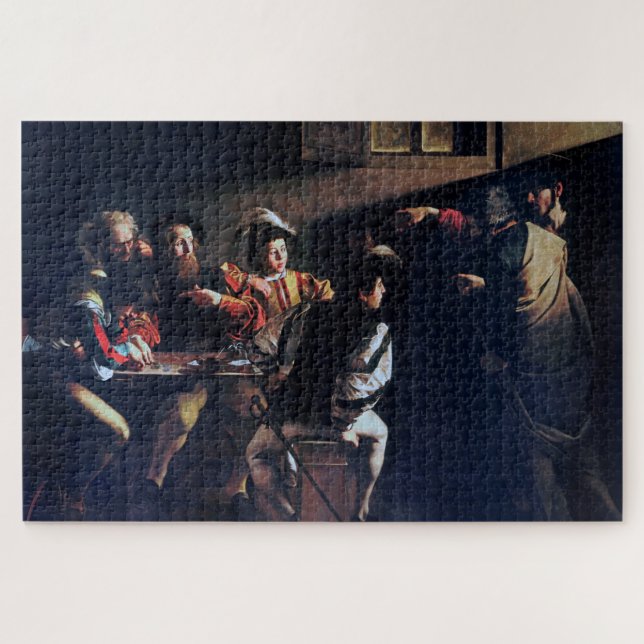 Der Ruf des heiligen Matthew, Caravaggio Puzzle (Horizontal)