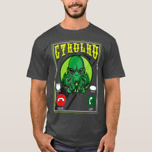 Der Ruf von Cthulhu Fiktionales dunkles Okkultmons T-Shirt