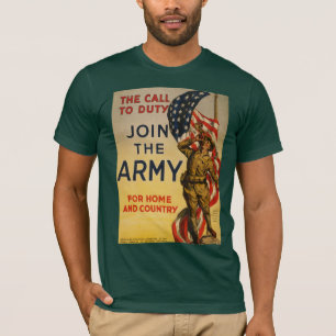Der Ruf zur Pflicht - Tritt der Armee bei T-Shirt