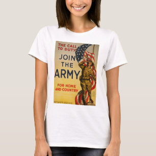 Der Ruf zur Pflicht - Tritt der Armee bei T-Shirt