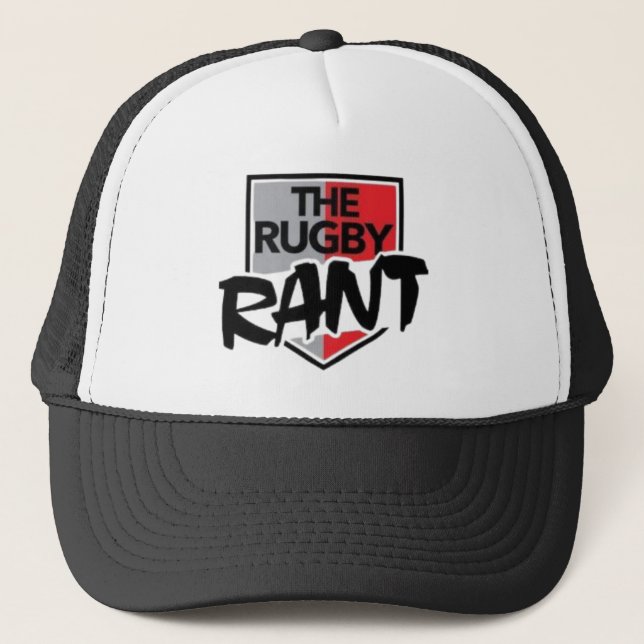 Der Rugby Rant Trucker Hat Truckerkappe (Vorderseite)