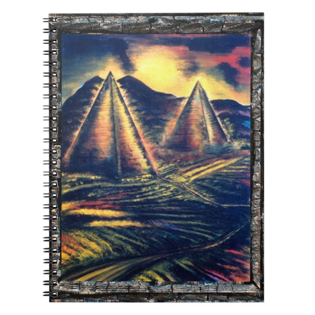 Der Ruheplatz, Pyramiden Notizblock (Vorderseite)