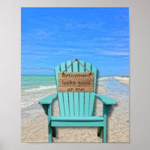 Der Ruhestand steht mir gut! Sanibel Island Beach Poster