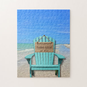Der Ruhestand steht mir gut! Sanibel Island Beach Puzzle