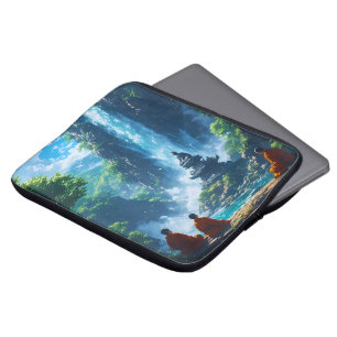 Der ruhige Aufstieg der Mönche Laptopschutzhülle