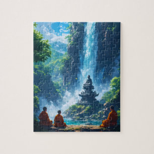 Der ruhige Aufstieg der Mönche Puzzle