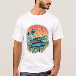 "Der ruhige Moment der Natur bei Sonnenuntergang" T-Shirt
