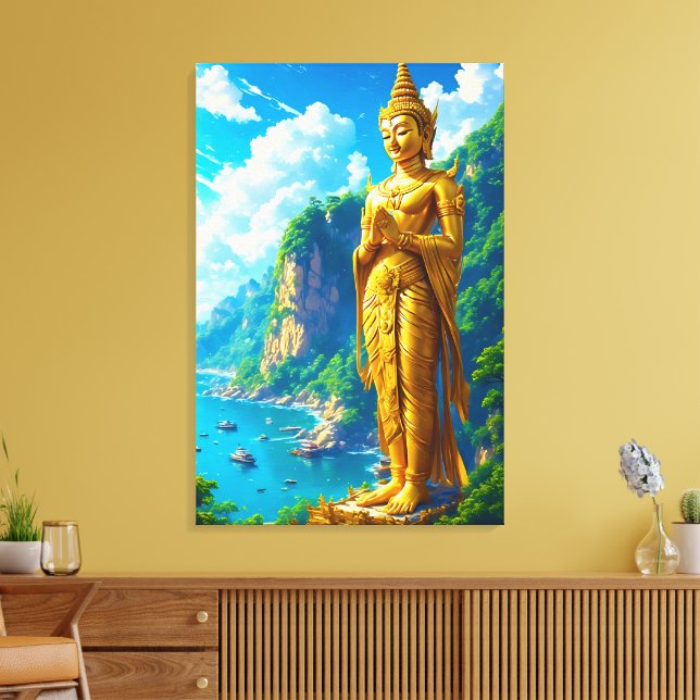 Der ruhige Schutz Leinwanddruck (Insitu (Wohnzimmer))