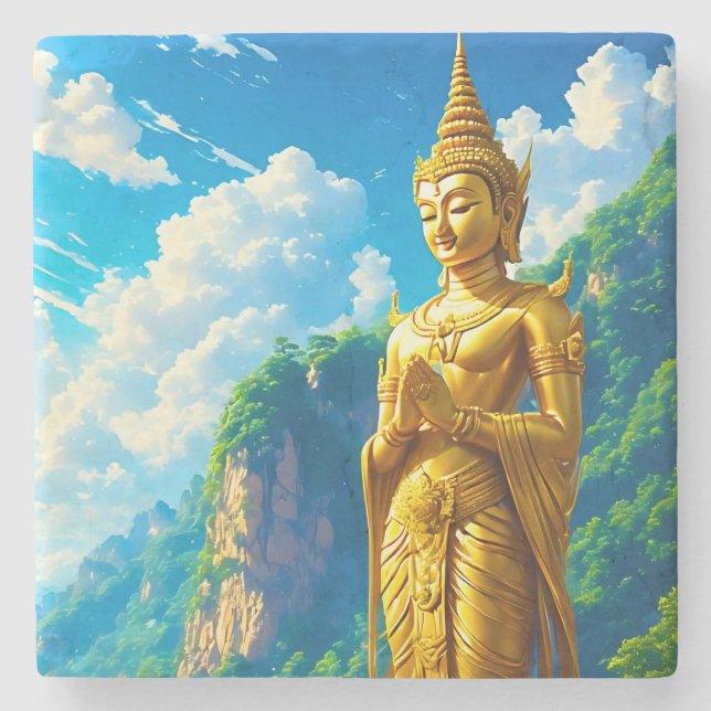 Der ruhige Schutz Steinuntersetzer (Vorderseite)