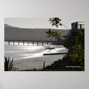 Der ruhige Strand Poster