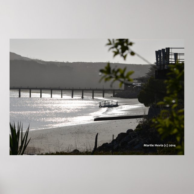 Der ruhige Strand Poster (Vorne)