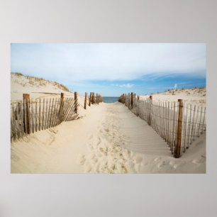 Der ruhige Strand Poster