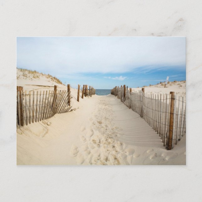 Der ruhige Strand Postkarte (Vorderseite)