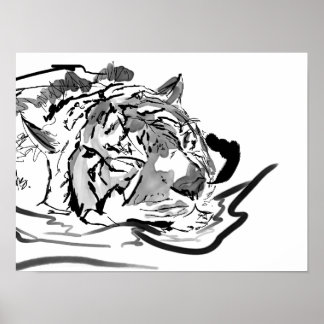 Der ruhige Tiger Poster