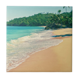 Der ruhige tropische Strand Fliese