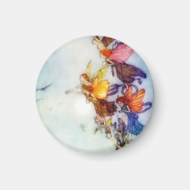 Der runde Magnet der Serie (Vorne)