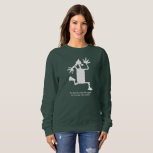 Der Running Man Petroglyph Sweatshirt