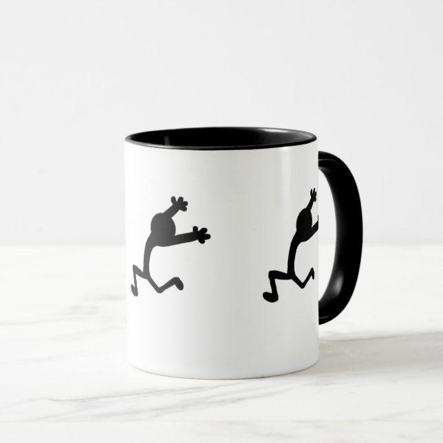 Der Running Man Tasse (VorderseiteRechts)