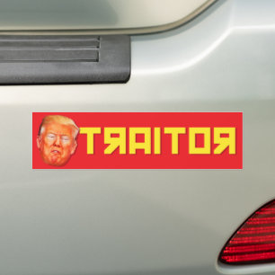 Der russische Marionettenverräter gegen Trump Autoaufkleber